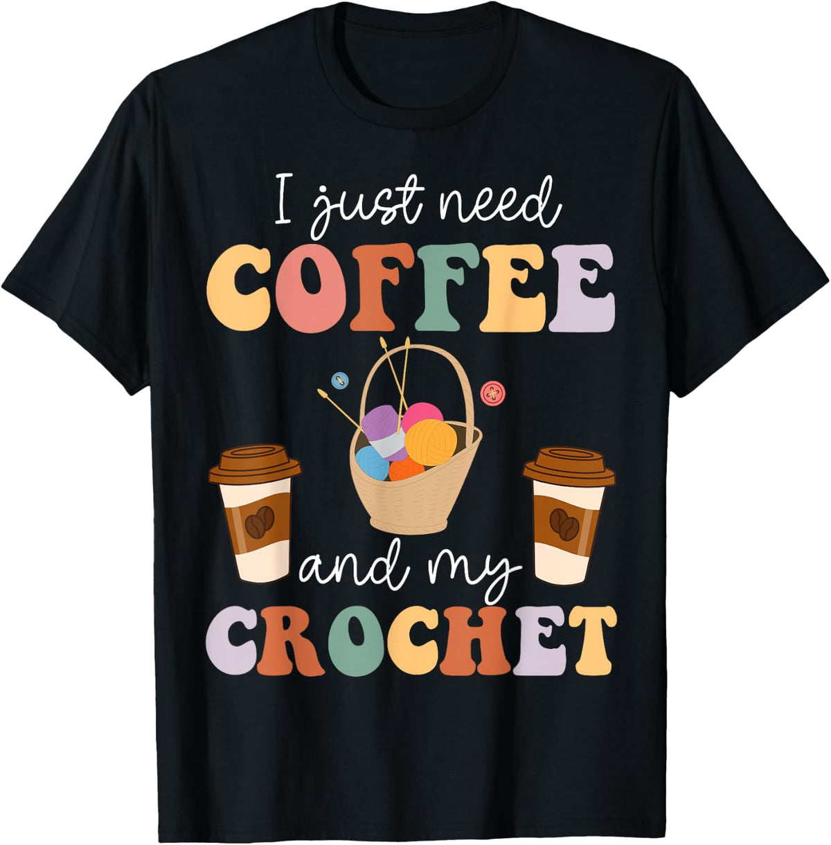 Funny Crochet Yarn & Coffee Lover Knitting Needles Knit Yarn Yarn Supply | Viral US Pick | High CTR Title