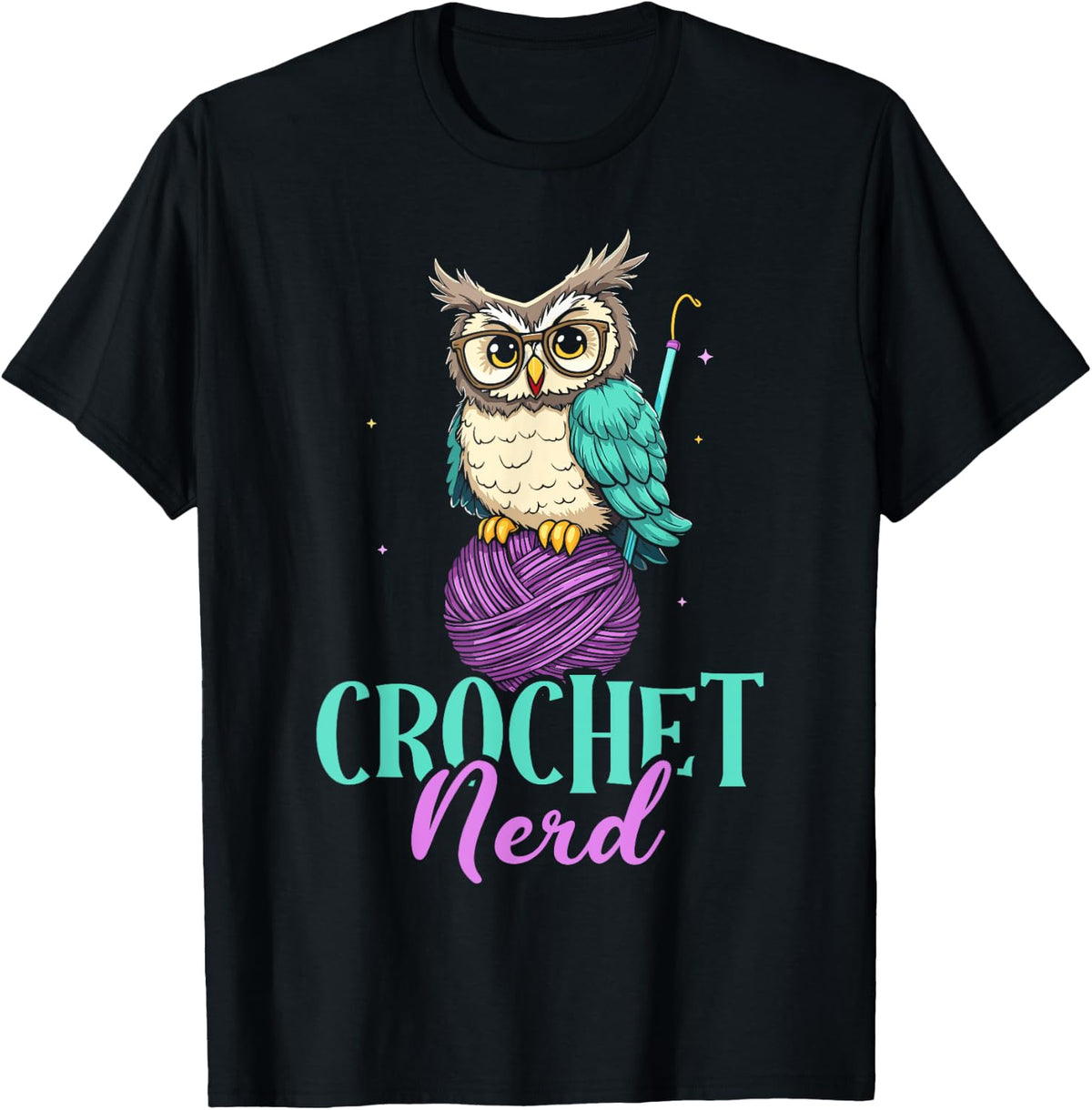 Crochet nerd owl funny crocheting yarn owl crochet for women Yarn Supply | Premium Quality | Perfect for Crafters