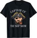Funny Ship Captain Pirate Party Sailor Festival Boating Apparel Streetwear Style Everyday Wear