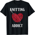 Knitting Addict Crocheting Yarn Knitter Yarn Supply | Premium Quality | Perfect for Crafters