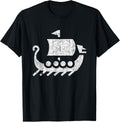 Viking Boat T shirt Valhalla Calling Design Norse Mythology T Shirt Premium Print Hot Right Now