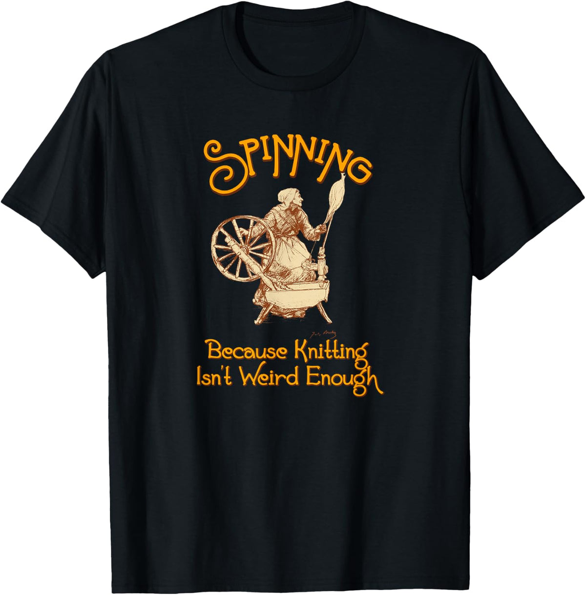 Spinning Because Knitting Isn't Weird Enough - Funny Yarn Yarn Supply | Trending 2025 | Best Seller Choice