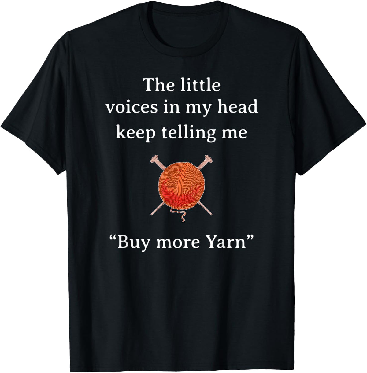 Little Voices Buy More Yarn Funny Crochet Saying Women Yarn Supply | Top Rated | Best Seller Choice
