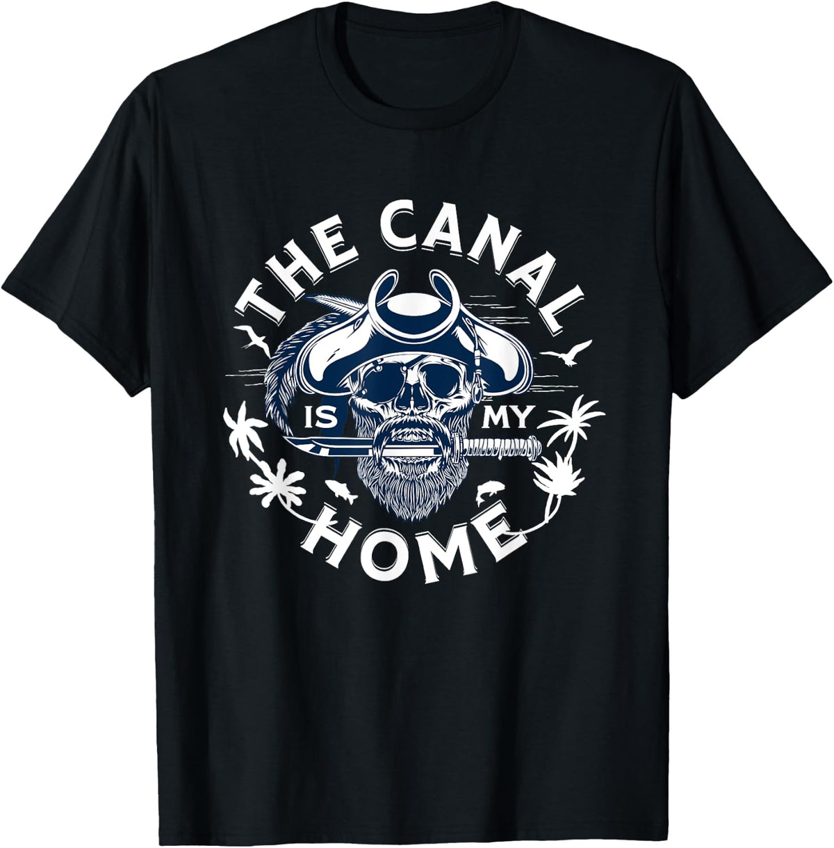 Vintage Narrowboat Canal Pirate Captain Barge Boat Life Apparel Streetwear Style Hot Right Now