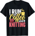 I Run On Coffee And Knitting Yarn Knit Knitter Knitting Yarn Supply | Trending 2025 | Perfect for Crafters