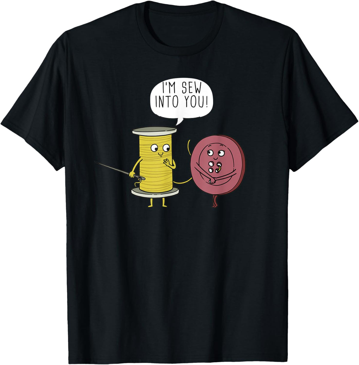 I'm sew into you! Sweet Button and Spool of yarn Yarn Supply | Top Rated | Perfect for Crafters