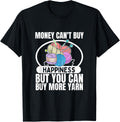 Knitting Money Can't Buy Happiness Yarn Funny Knitting Yarn Supply | Top Rated | Best Seller Choice