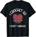 I Crochet So I Don't Unravel Heart Yarn Yarn Supply | Viral US Pick | Best Seller Choice