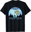 Vintage Fish Design Funny Boating Fishing Apparel Comfort Fit Gift Ready