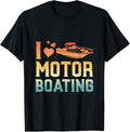 I Love Motor Boating Funny Boater Motor Boating Apparel Streetwear Style US Top Pick