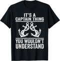 it s a captain thing you wouldn t understand boat Apparel Premium Print Everyday Wear