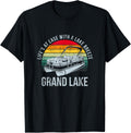 Life s at Ease with a Lake Breeze Grand Lake Boating Apparel Premium Print Best Seller Look