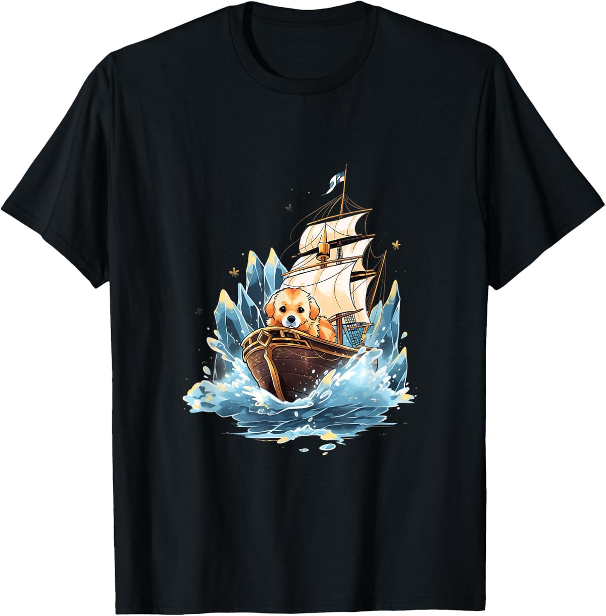 Ice Sailing Golden Retriever Ice Sailor Ice Boating Yachting Apparel Comfort Fit Hot Right Now