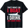Boating Drink Sailing Pontoon Boat Pontooning Apparel Streetwear Style US Top Pick