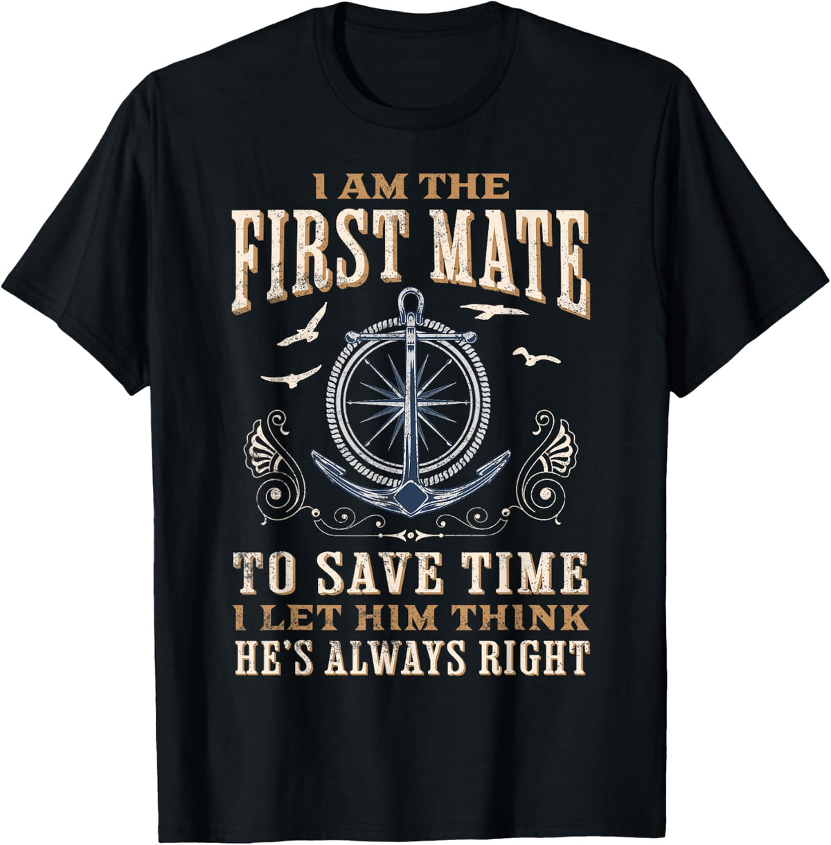 First Mate Captain Men Women Kids Boating Captain Boat Dock Apparel Viral TikTok Find Hot Right Now