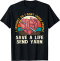 I Crochet So I Dont Choke People Send Yarn Crocheter Gifts Yarn Supply | Viral US Pick | Best Seller Choice