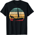 Retro Sunset Sailing Ocean Boating Boat Sailboat Boater Apparel High Search Demand Everyday Wear