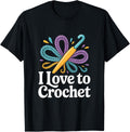 I Love To Crochet Yarn Hook Design Yarn Supply | High Search Volume | Perfect for Crafters
