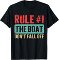Funny Cruise Ship Quote Rule 1 Don t Fall Off The Boat Cool Apparel Viral TikTok Find Best Seller Look