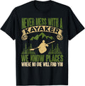 Funny Never Mess With A Kayaker Kayaking Boat Apparel Streetwear Style US Top Pick