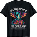 Vintage Funny Yarn Dragon Knitting Crochet Lover Yarn Supply | Top Rated | Customer Favorite