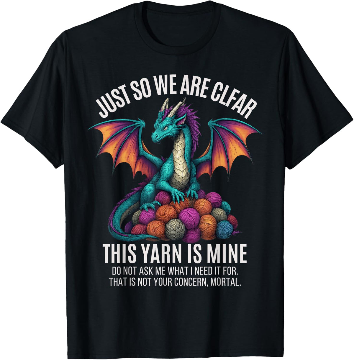 Vintage Funny Yarn Dragon Knitting Crochet Lover Yarn Supply | Top Rated | Customer Favorite