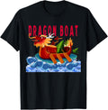Dragon Boat Vintage Charm Chinese Boating Apparel Trending US Gift Ready