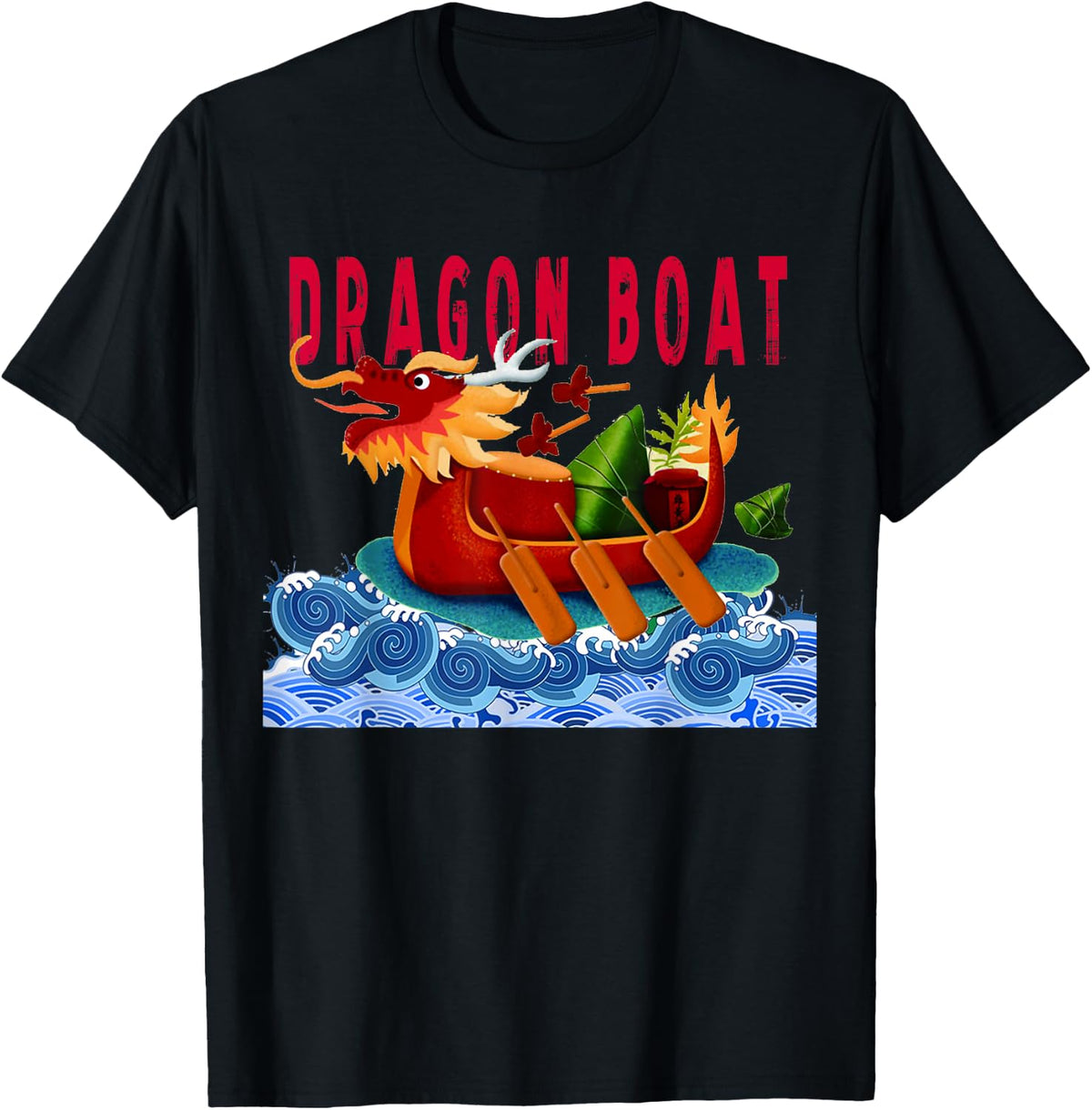 Dragon Boat Vintage Charm Chinese Boating Apparel Trending US Gift Ready