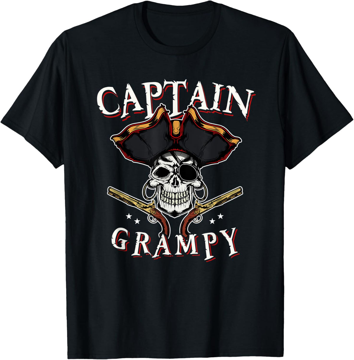 Mens Captain Grampy Pirate Hat And Skull Boating Grandpa Apparel Streetwear Style US Top Pick