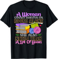 Woman Survives On Books Yarn Knitting Crochet Yarn Supply | Viral US Pick | Perfect for Crafters