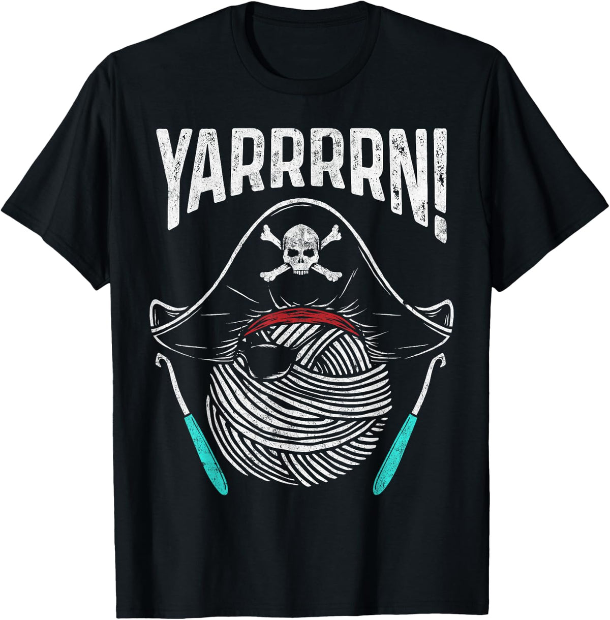 Yarrrn Pirate Yarn Hooks Crochet Funny Knitting Enthusiast Yarn Supply | High Search Volume | Perfect for Crafters