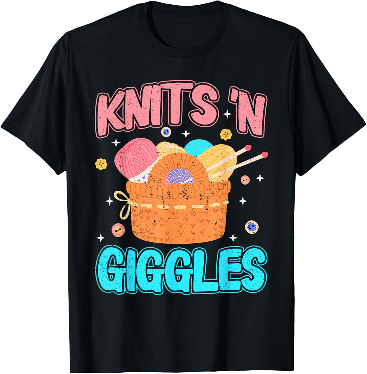 Knits 'n Giggles Funny Yarn Knitting Women Yarn Supply | High Search Volume | Customer Favorite