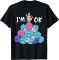 I'm OK Knitting Lover Yarn Enthusiast Knit Crocheting Pun Yarn Supply | Trending 2025 | Best Seller Choice