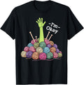 I'm okay crochet yarn funny knitting Im okay yarn crocheting Yarn Supply | Trending 2025 | Perfect for Crafters