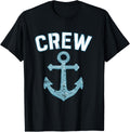 Crew Anchor Nautical Boating Sailing Marine Life Apparel Trending US Everyday Wear