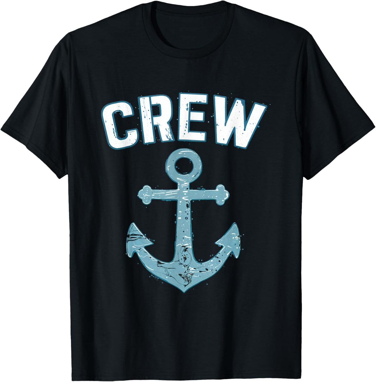 Crew Anchor Nautical Boating Sailing Marine Life Apparel Trending US Everyday Wear