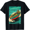 Speedboat Boat Racer Speed Boat Jet Boat Boat Racing Apparel Viral TikTok Find Hot Right Now