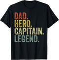 Dad hero captain legend boating Dad captain boat Vintage Apparel Streetwear Style Best Seller Look