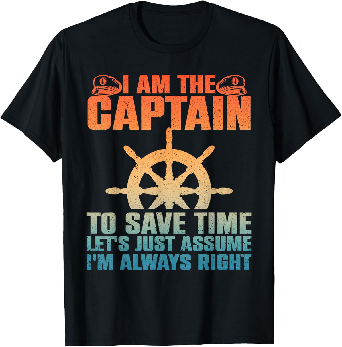 Cool Boat Captain for Men Women Boating Pontoon Boat Owner Apparel Comfort Fit US Top Pick