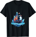 Ice Sailing Penguin Ice Sailor Ice Boating Yachting Apparel Streetwear Style Gift Ready
