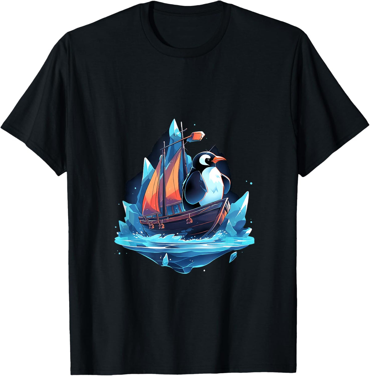Ice Sailing Penguin Ice Sailor Ice Boating Yachting Apparel Streetwear Style Gift Ready