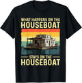 Houseboat Design For Men Women House Boat Captain Houseboat Apparel Premium Print Hot Right Now