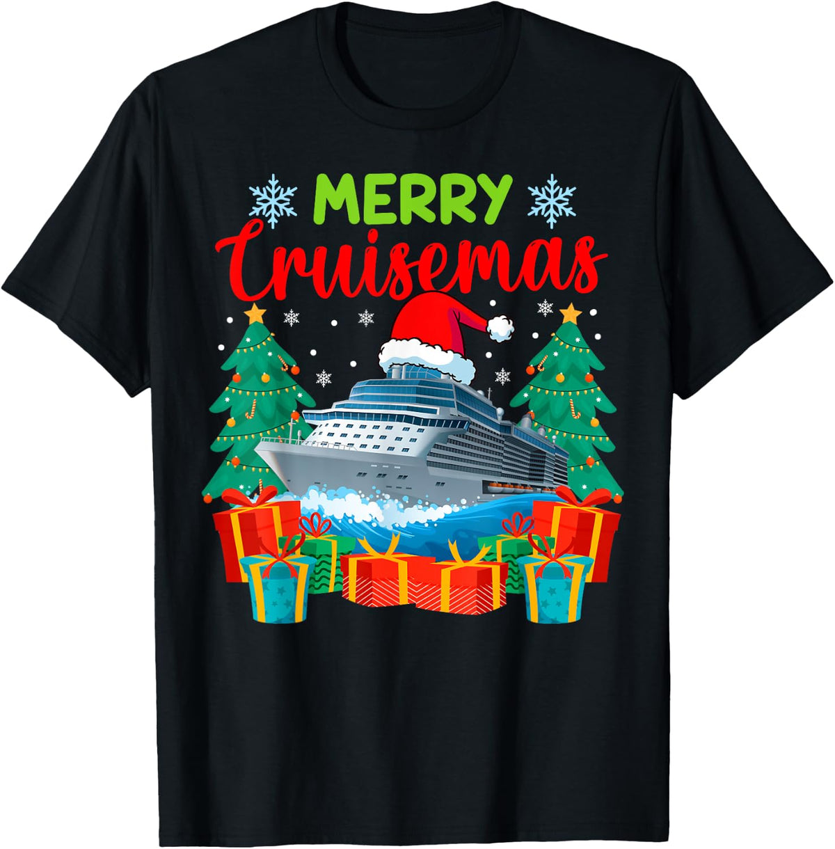 Merry Cruisemas Family Cruise Christmas Funny Boat Trip Apparel High Search Demand Best Seller Look