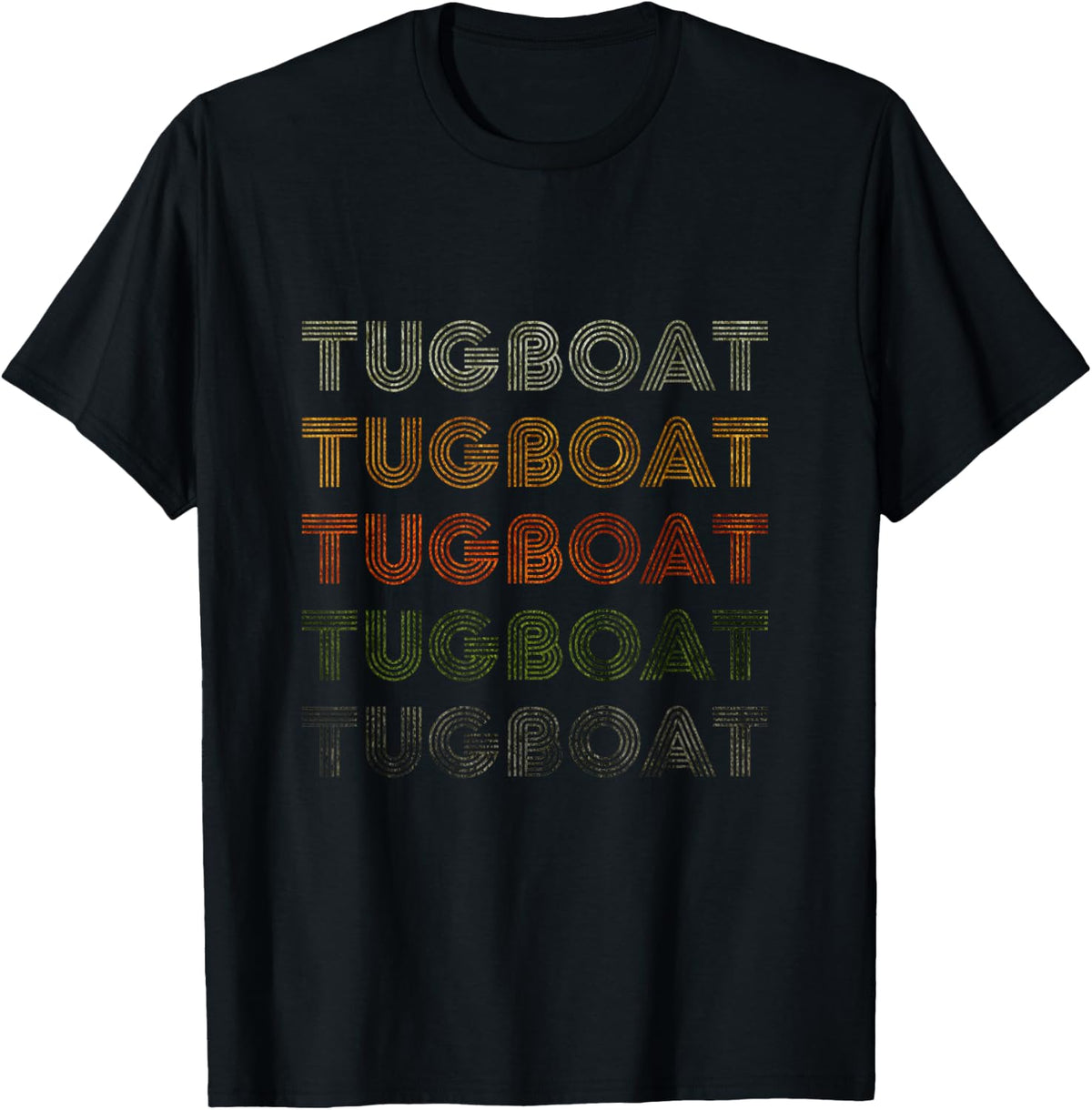 Love Heart Tugboat Tee Grunge Vintage Style Black Tugboat T Shirt Comfort Fit Gift Ready