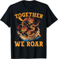 Together We Roar For Dragon Boat Racing Apparel Streetwear Style US Top Pick