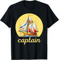Boat Owner Nautical Sunset Sailor Sailboat Boat Captain Apparel High Search Demand Fan Favorite