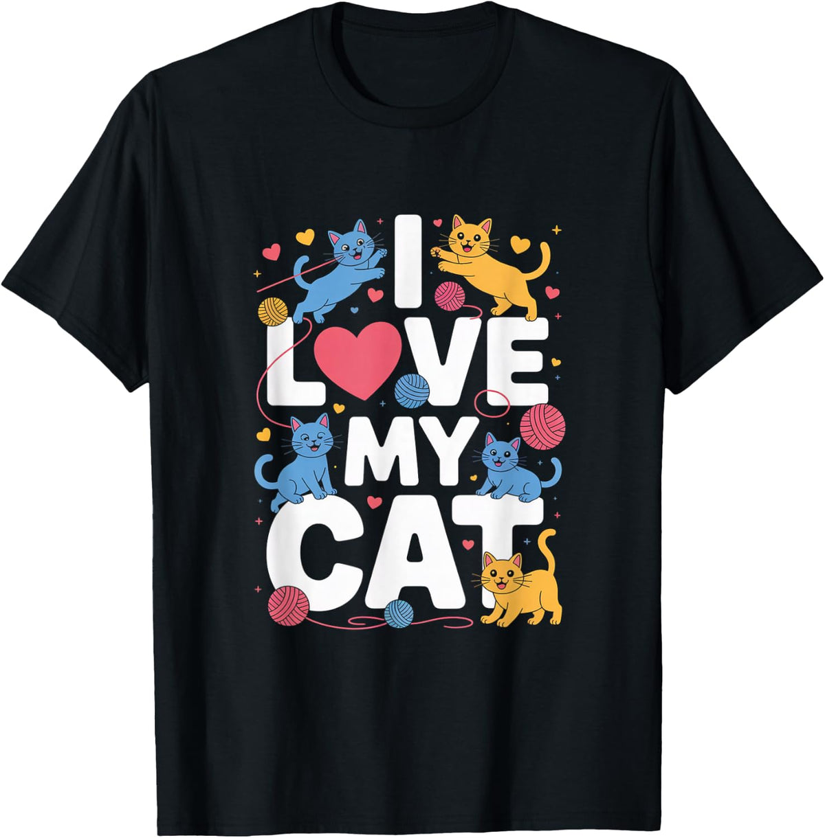 I Love My Cat Cute Kittens Heart Yarn Yarn Supply | High Search Volume | Best Seller Choice