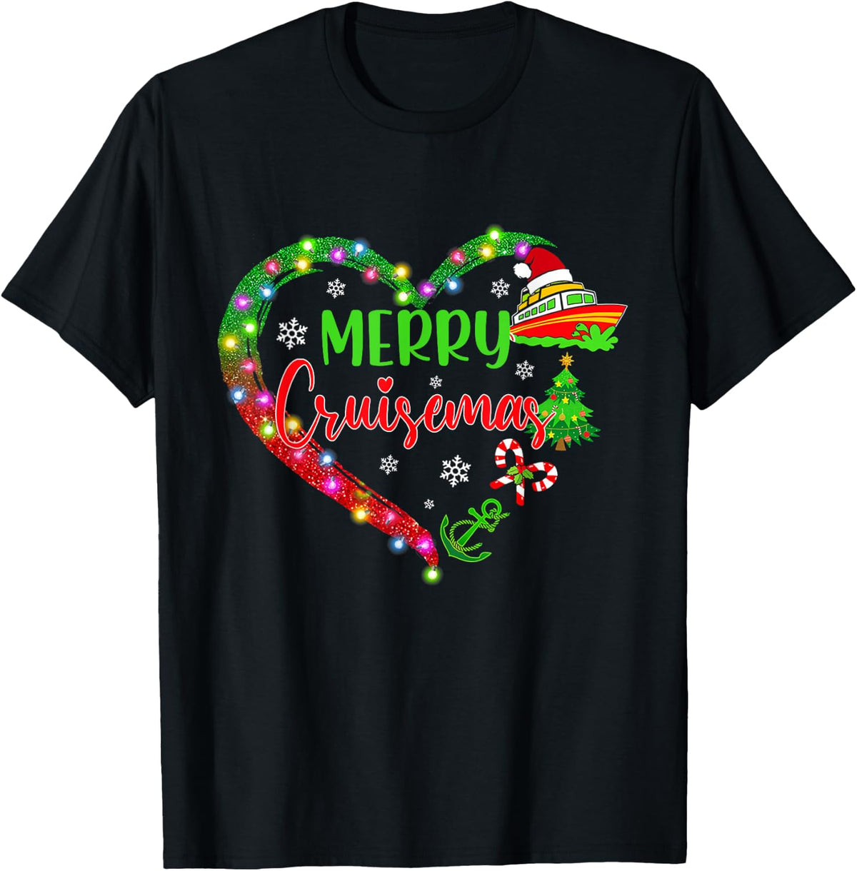 Merry Cruisemas Christmas Merry Cruisemas Boat Trip Xmas Apparel Comfort Fit Everyday Wear