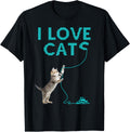 I LOVE CATS - Gift Idea Saying Knitting Crochet Wool Yarn Yarn Supply | High Search Volume | Customer Favorite