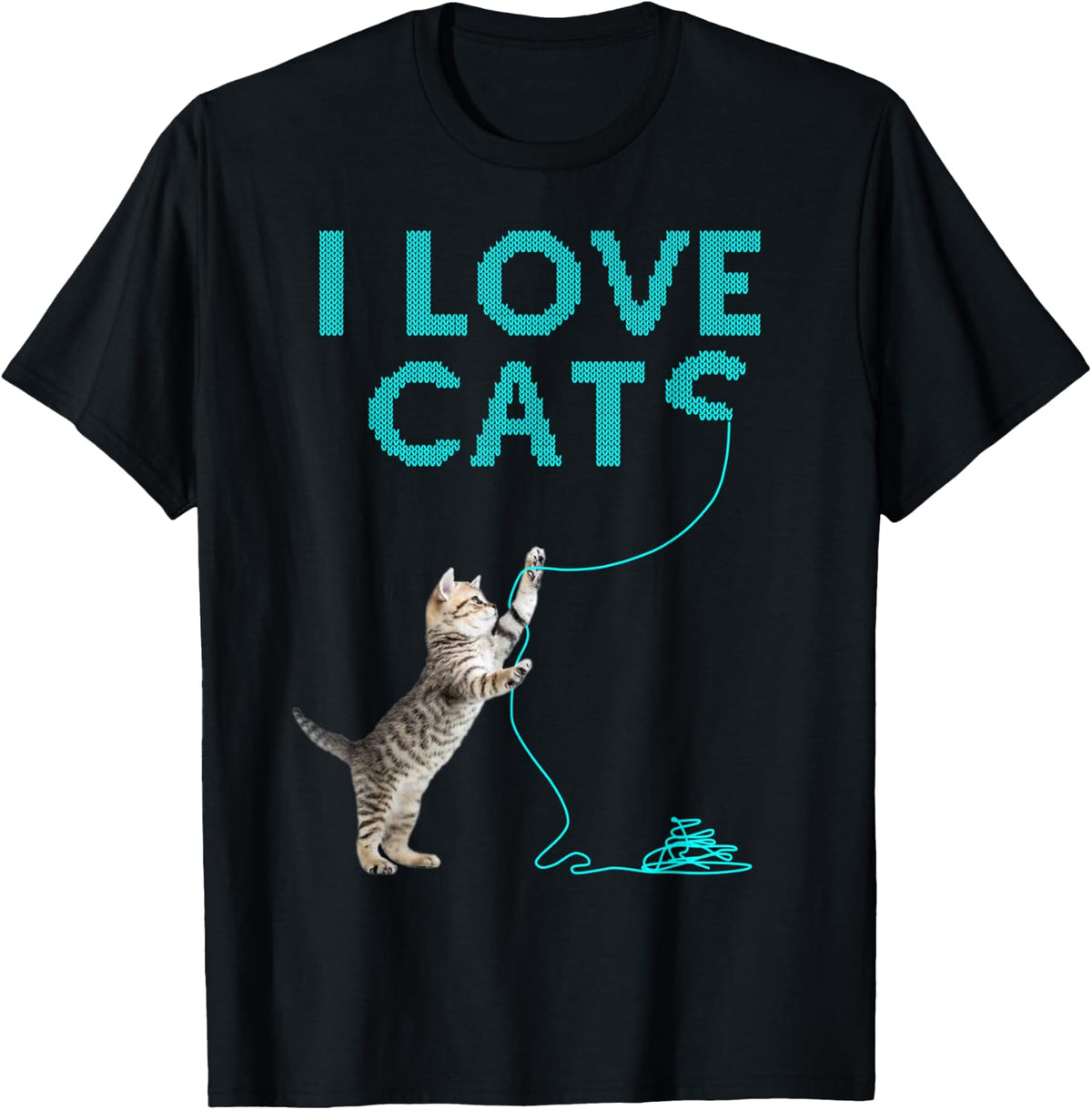 I LOVE CATS - Gift Idea Saying Knitting Crochet Wool Yarn Yarn Supply | High Search Volume | Customer Favorite